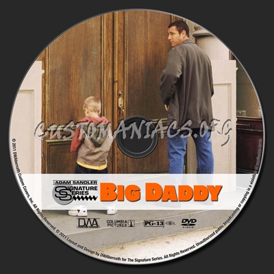 Big Daddy dvd label