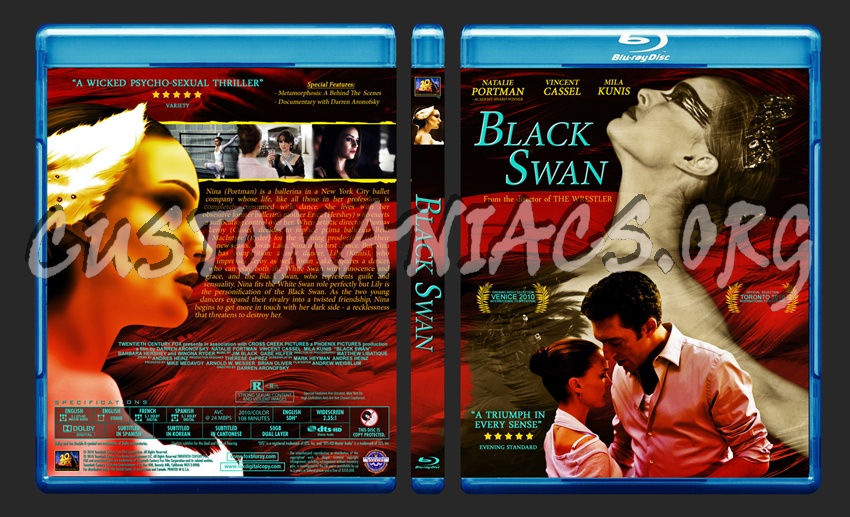 Black Swan blu-ray cover