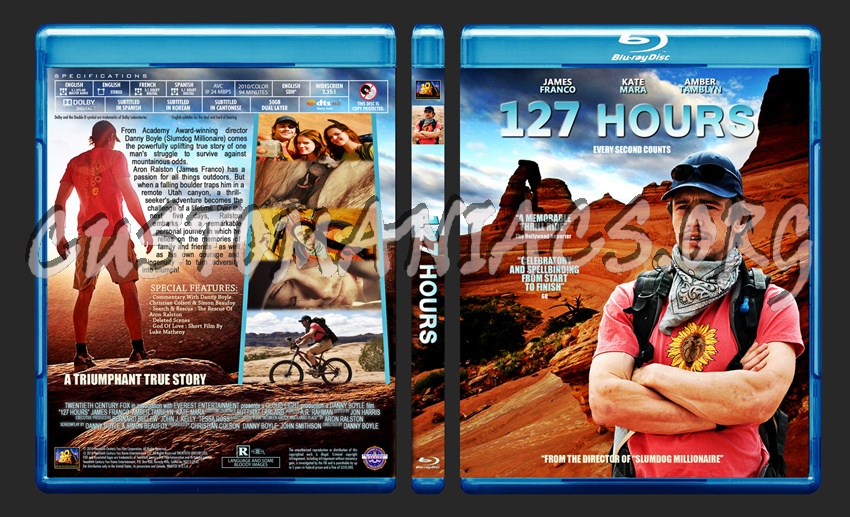 127 Hours blu-ray cover