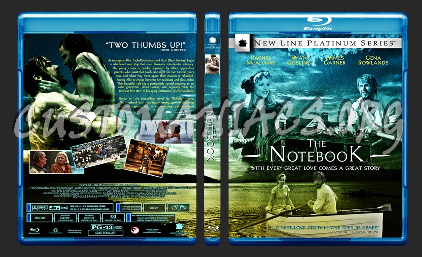 The Notebook blu-ray cover