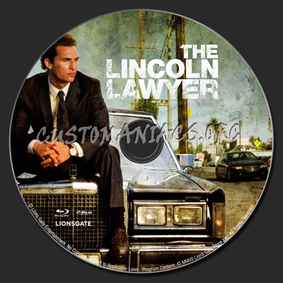 The Lincoln Lawyer blu-ray label