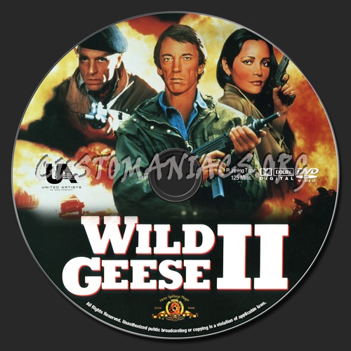 Wild Geese II (Wild Geese 2) dvd label