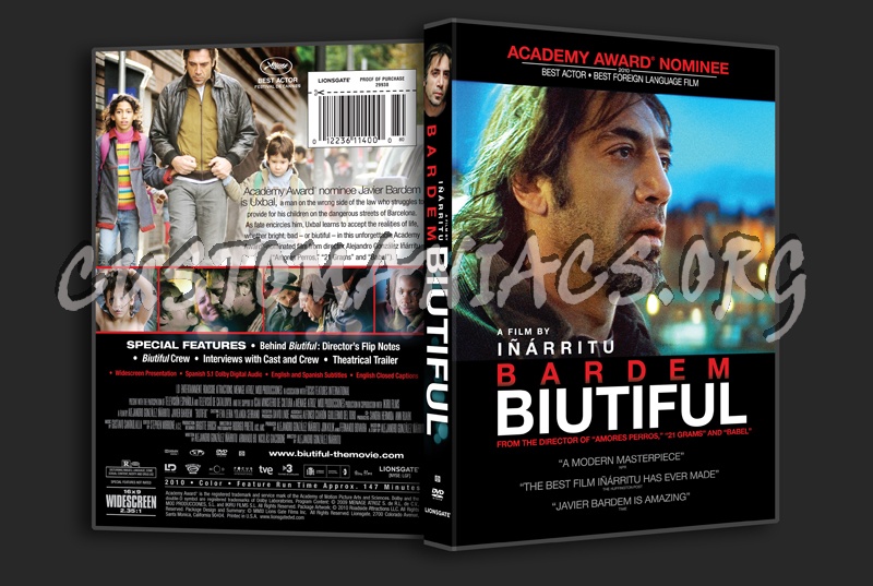 Biutiful dvd cover