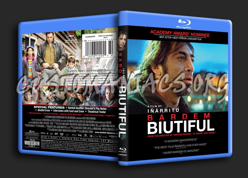 Biutiful blu-ray cover