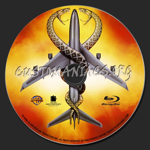 Snakes on a Plane blu-ray label