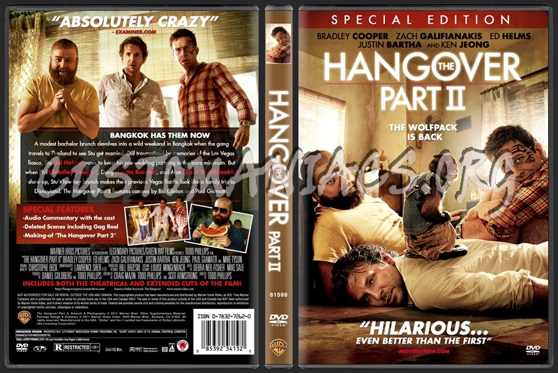 The Hangover Part 2 dvd cover