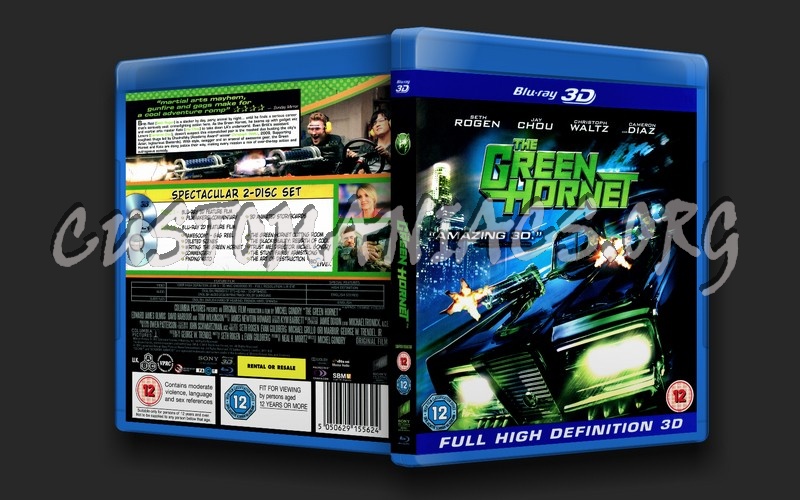 The Green Hornet 3D blu-ray cover