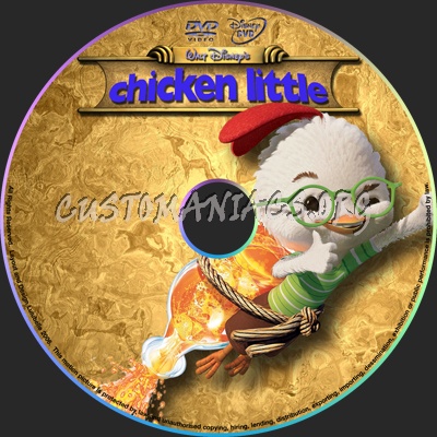 Chicken Little dvd label