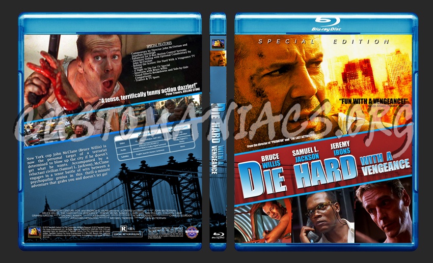 Die Hard With A Vengeance blu-ray cover