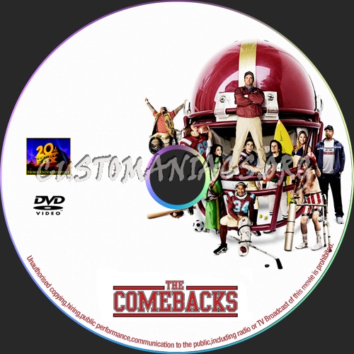 The Comebacks dvd label