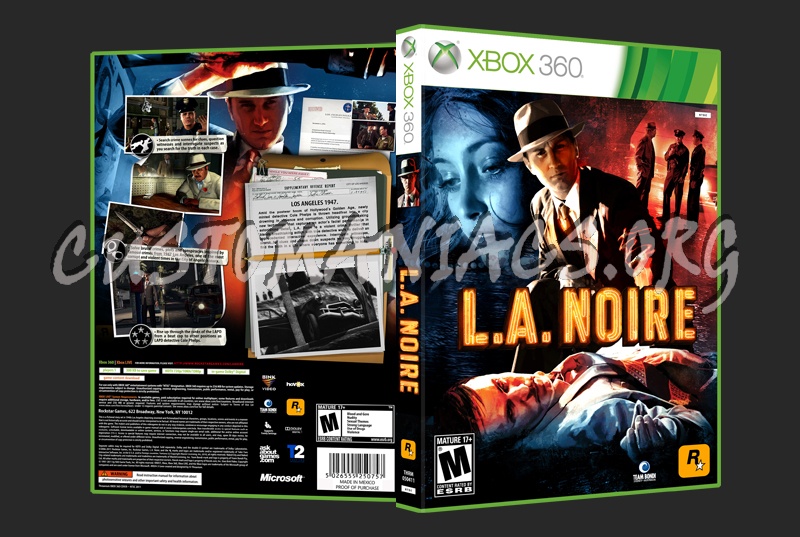 L.A. Noire dvd cover