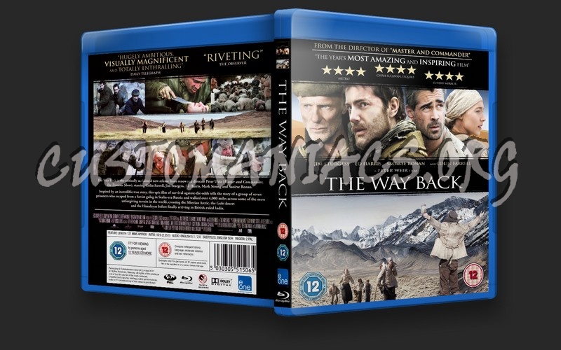 The Way Back blu-ray cover