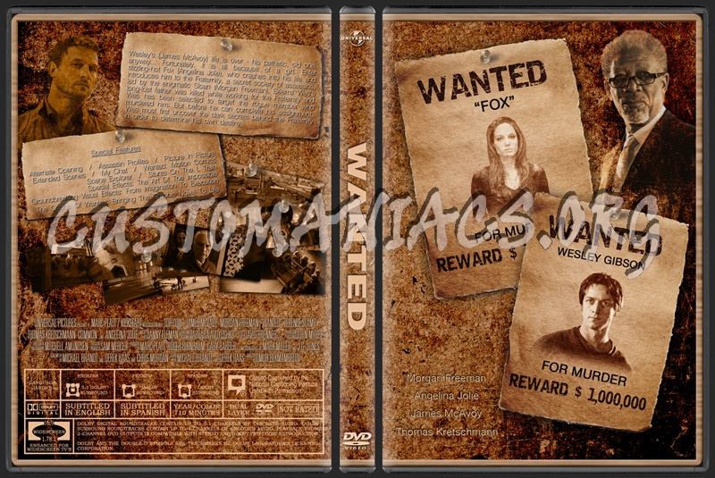 Wanted dvd cover