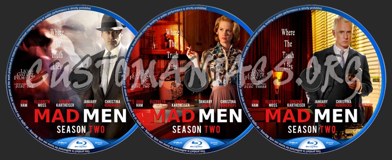 Mad Men Season 2 dvd label