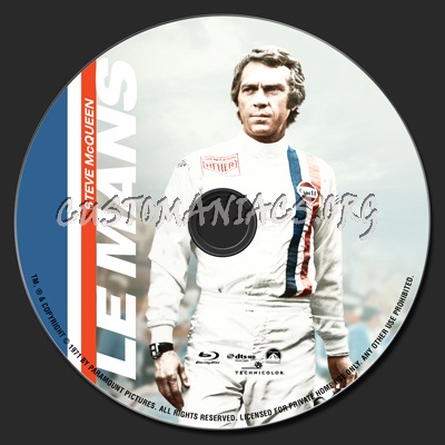 Le Mans blu-ray label