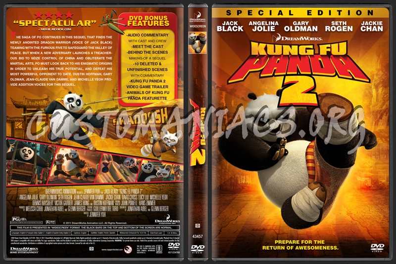 Kung Fu Panda 2 dvd cover
