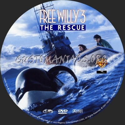 Free Willy 3 dvd label
