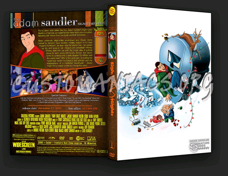 Eight Crazy Nights dvd cover