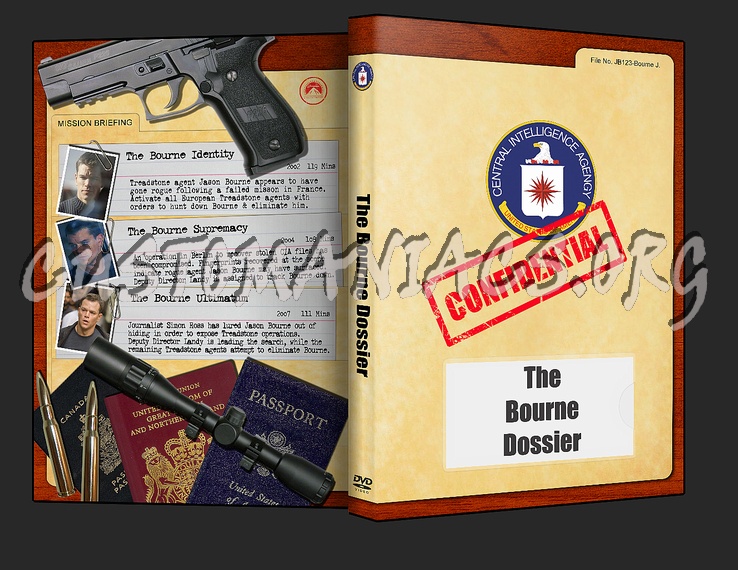 The Jason Bourne Dossier dvd cover