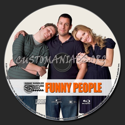 Funny People blu-ray label