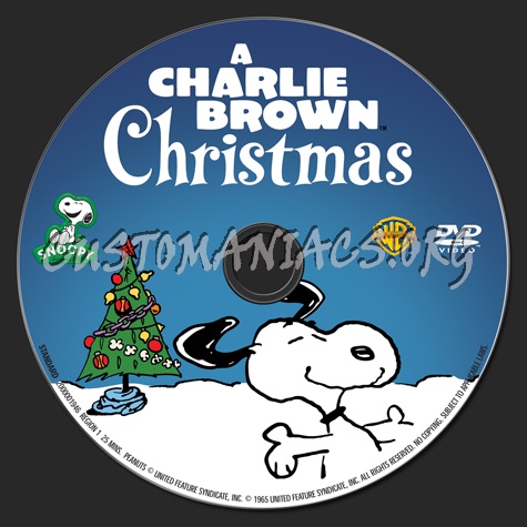 A Charlie Brown Christmas dvd label