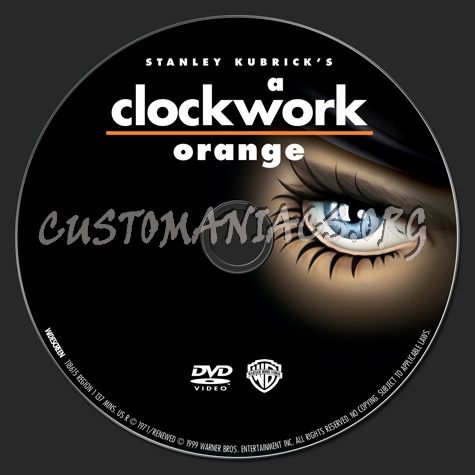 A Clockwork Orange dvd label