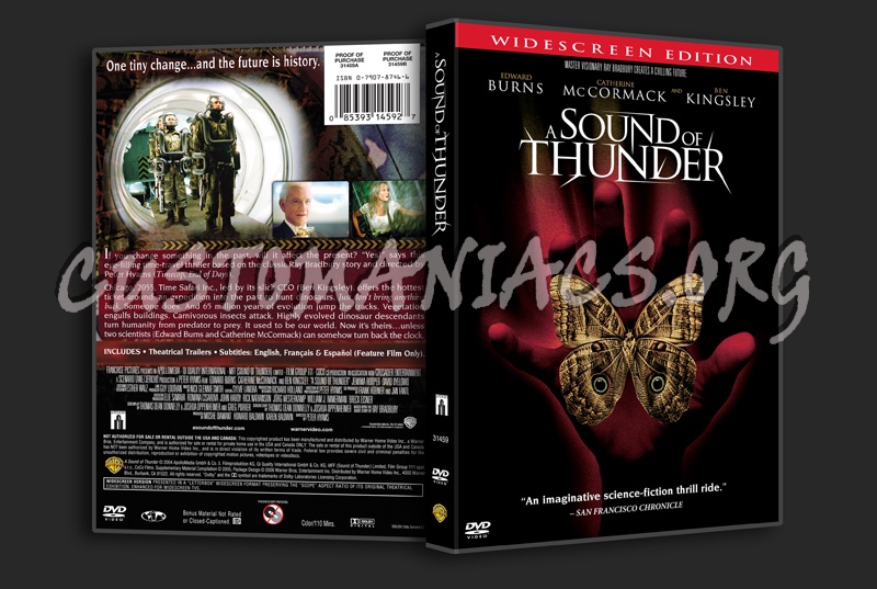 A Sound of Thunder dvd cover