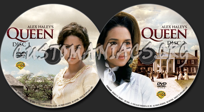 Alex Haley's Queen dvd label