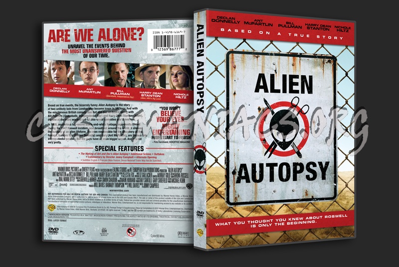 Alien Autopsy dvd cover