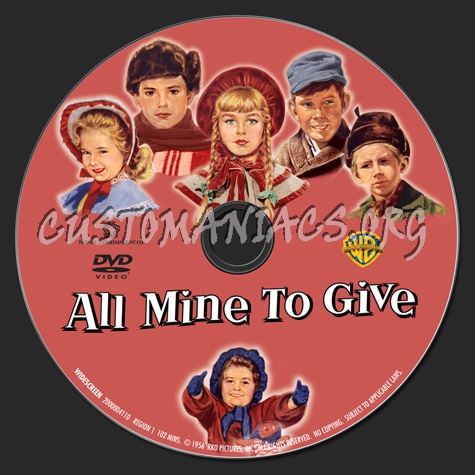 All Mine To Give dvd label