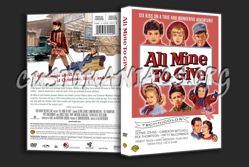 All Mine To Give dvd cover