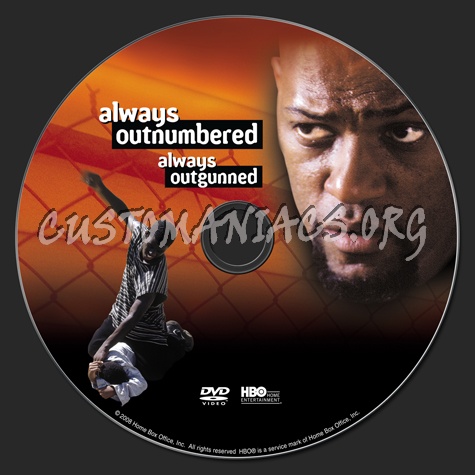 Always Outnumbered Always Outgunned dvd label