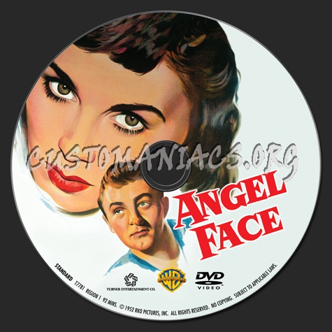 Angel Face dvd label