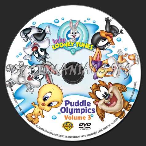 Baby Looney Tunes Volume 3 dvd label