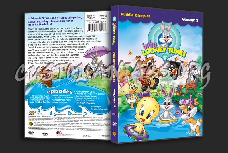 Baby Looney Tunes Volume 3 dvd cover