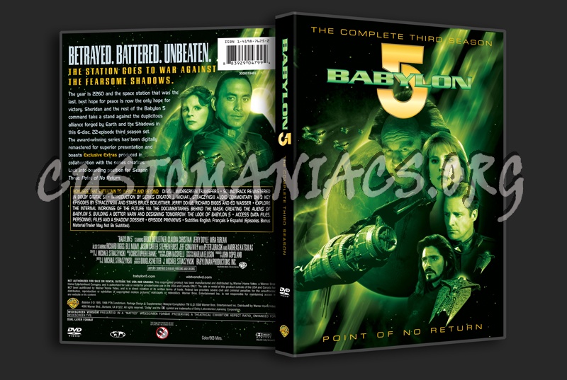 Babylon 5 Season 3 dvd cover