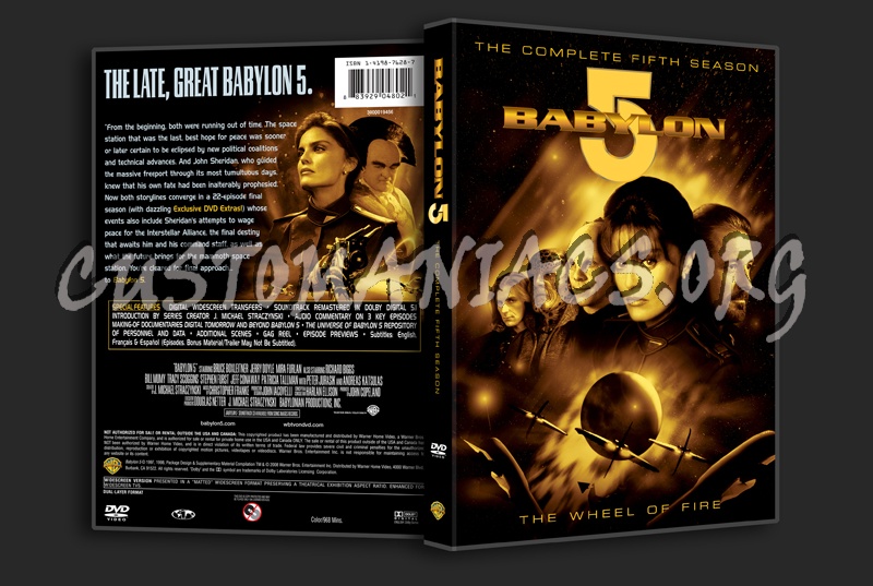 Babylon 5 Season 5 dvd cover