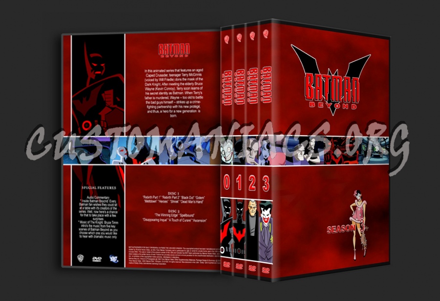 Batman Beyond Season 1-3 dvd cover