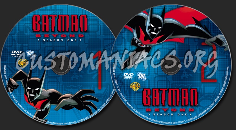 Batman Beyond Season 1 dvd label