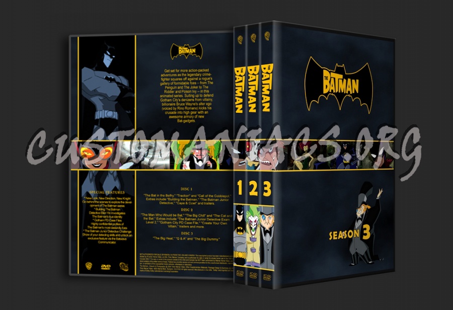 The Batman Season 1-3 dvd cover