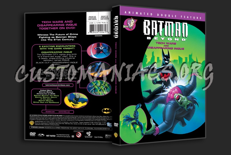 Batman Beyond Tech Wars and Disappearing Inque dvd cover