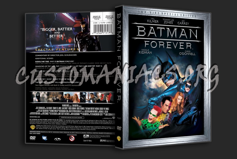 Batman Forever dvd cover
