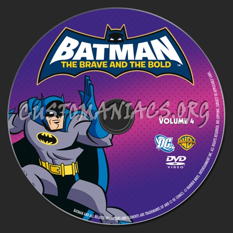 Batman The Brave and the Bold Volume 4 dvd label