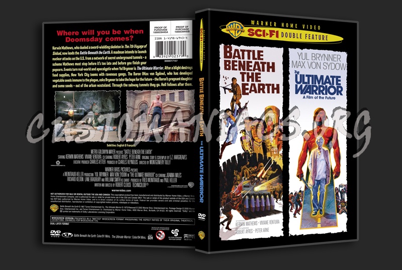Battle Beneath the Earth / The Ultimate Warrior dvd cover