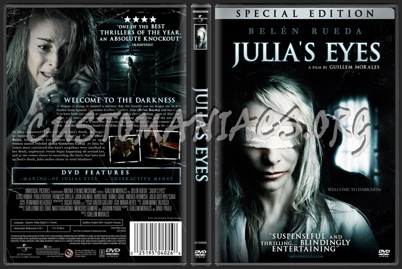 Julia's Eyes (aka Los ojos de Julia) dvd cover