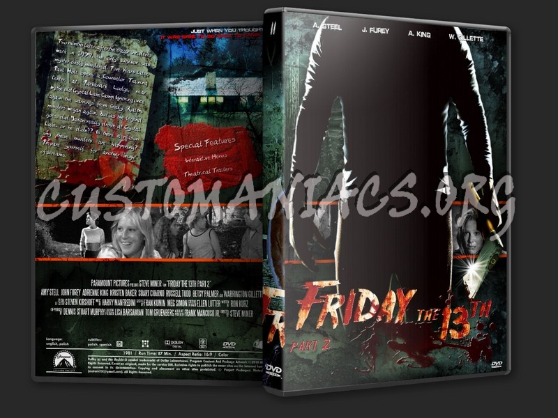 Friday The 13th dvd cover