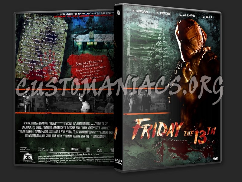 Friday The 13th dvd cover