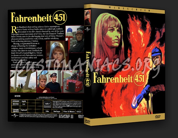 Fahrenheit 451 dvd cover