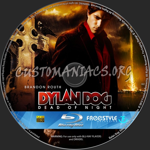 Dylan Dog blu-ray label