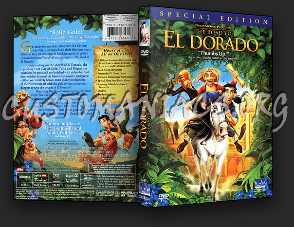 The Road to El Dorado dvd cover